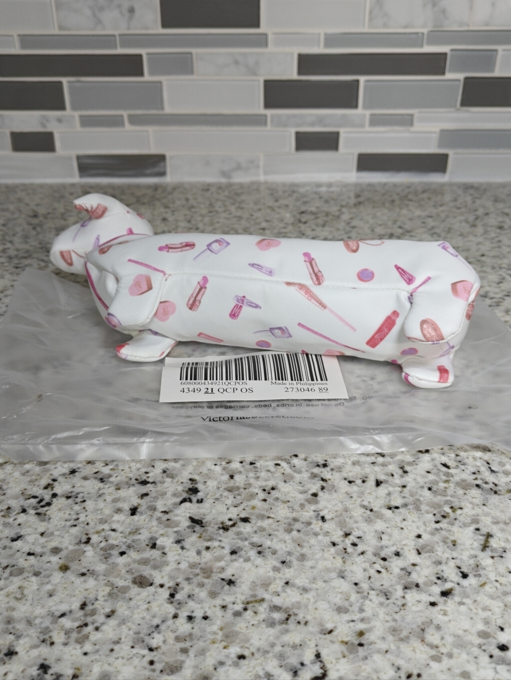 VS PINK Dog Makeup Brush Bag (makeup print) - Picture 6 of 8